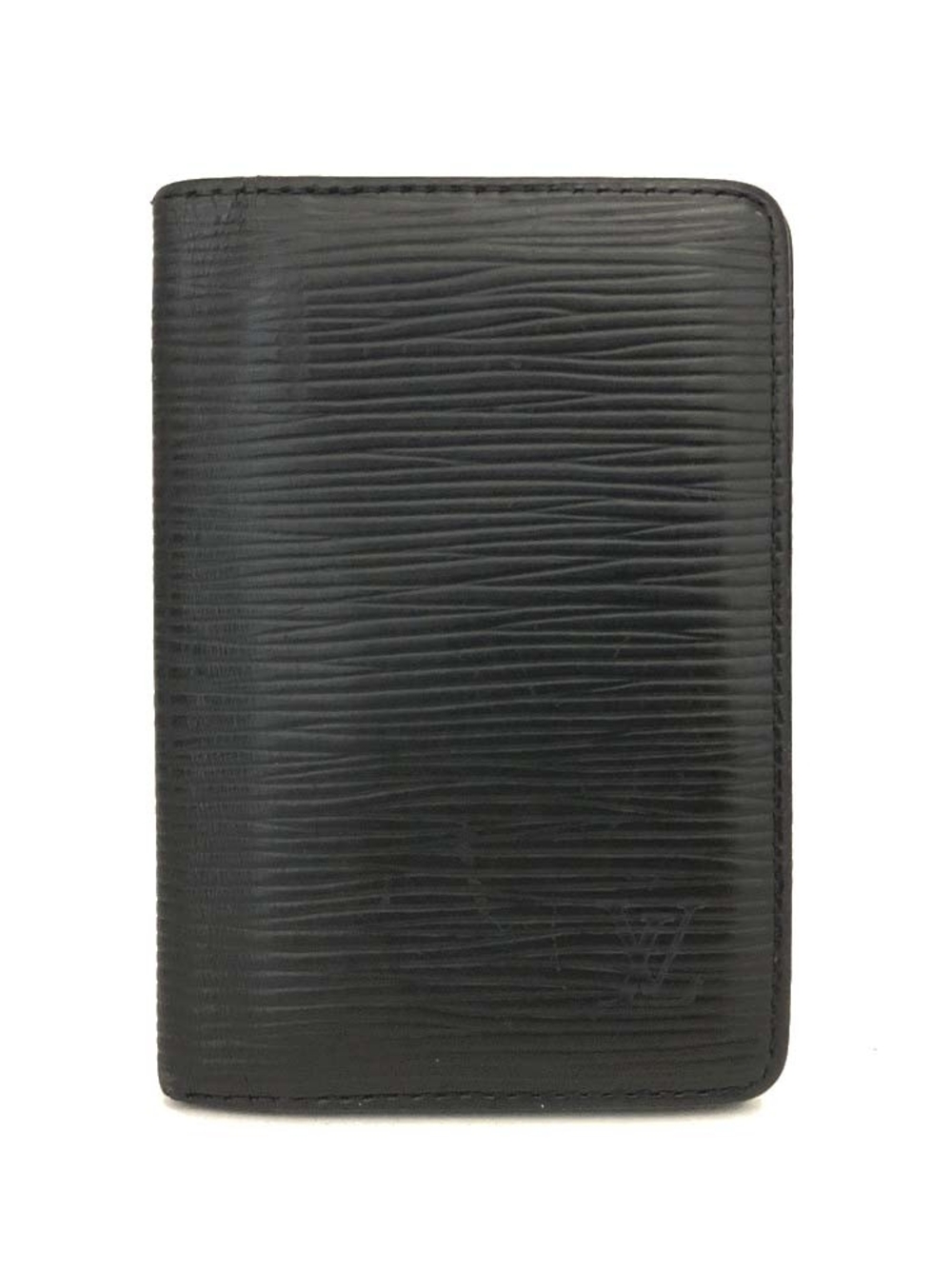 Louis Vuitton Epi Black Leather Card Case